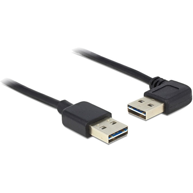 Delock easy-usb-a 2.0 han > easy-usb-a 2.0 han-kabel (sort, 5 meter)