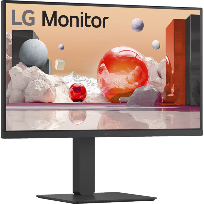 LG 27ba850 27 skærm (sort, HDMI, skærmport, lyd, LAN, USB-C, webcam)