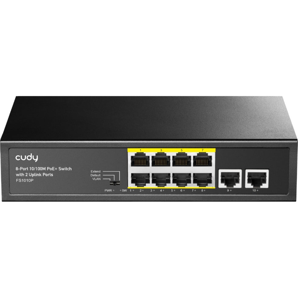 Cudy 8-ports 10 100m poe+ switch (sort)