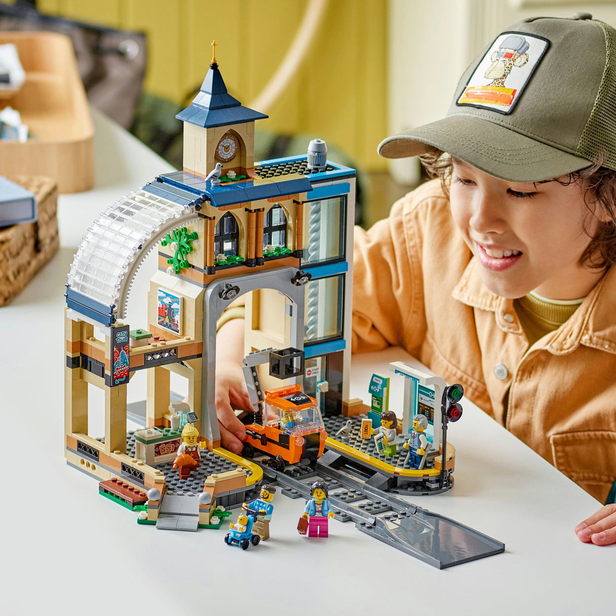 Lego ® city centralstation, byggelegetøjssæt - 60469