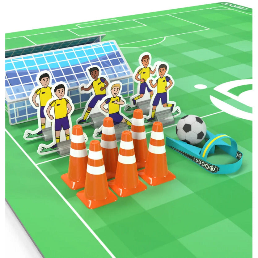 Ozobot udfordringsmåtte: fodboldrobot