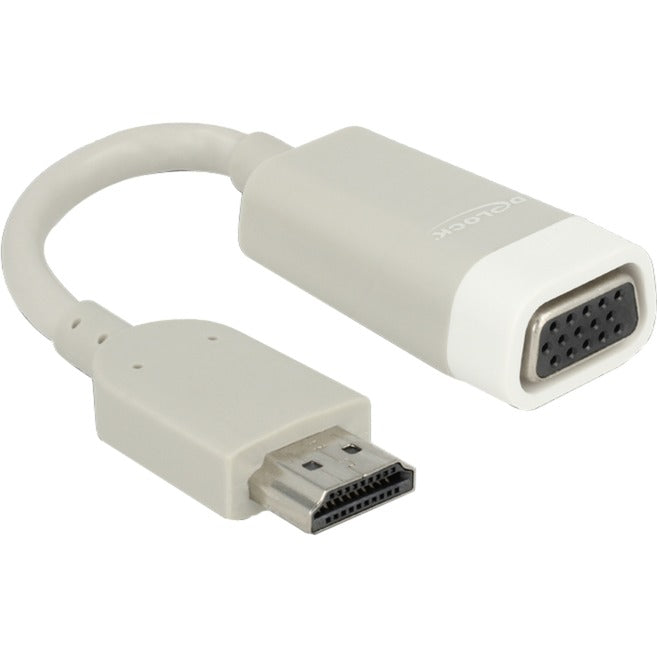 Delock HDMI A > VGA-adapter (grå, 0,15 meter)