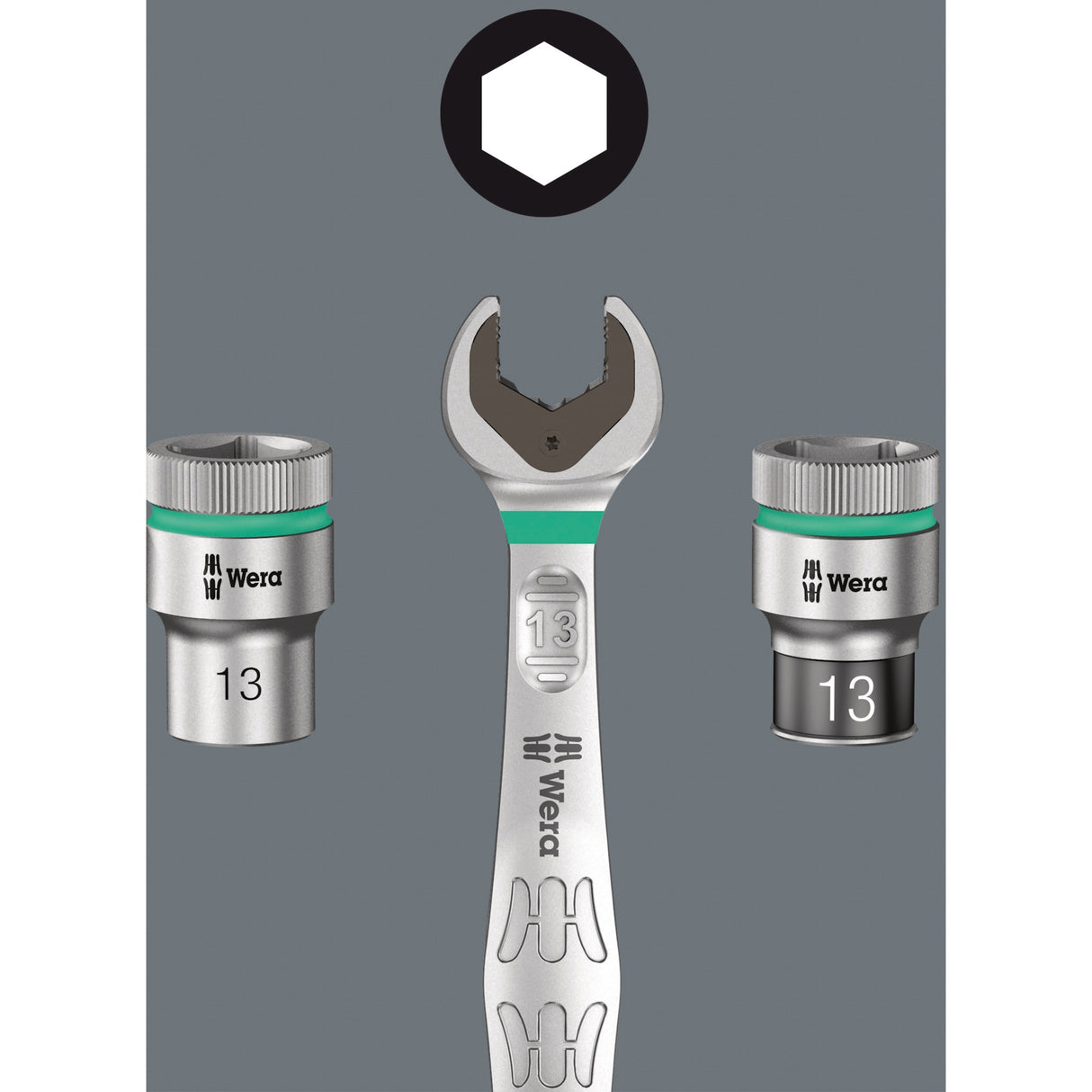 Wera 8100 sa 11 zyklop metal skraldesæt, 28-delt værktøjssæt (omskifterpal, 1 4-drev)