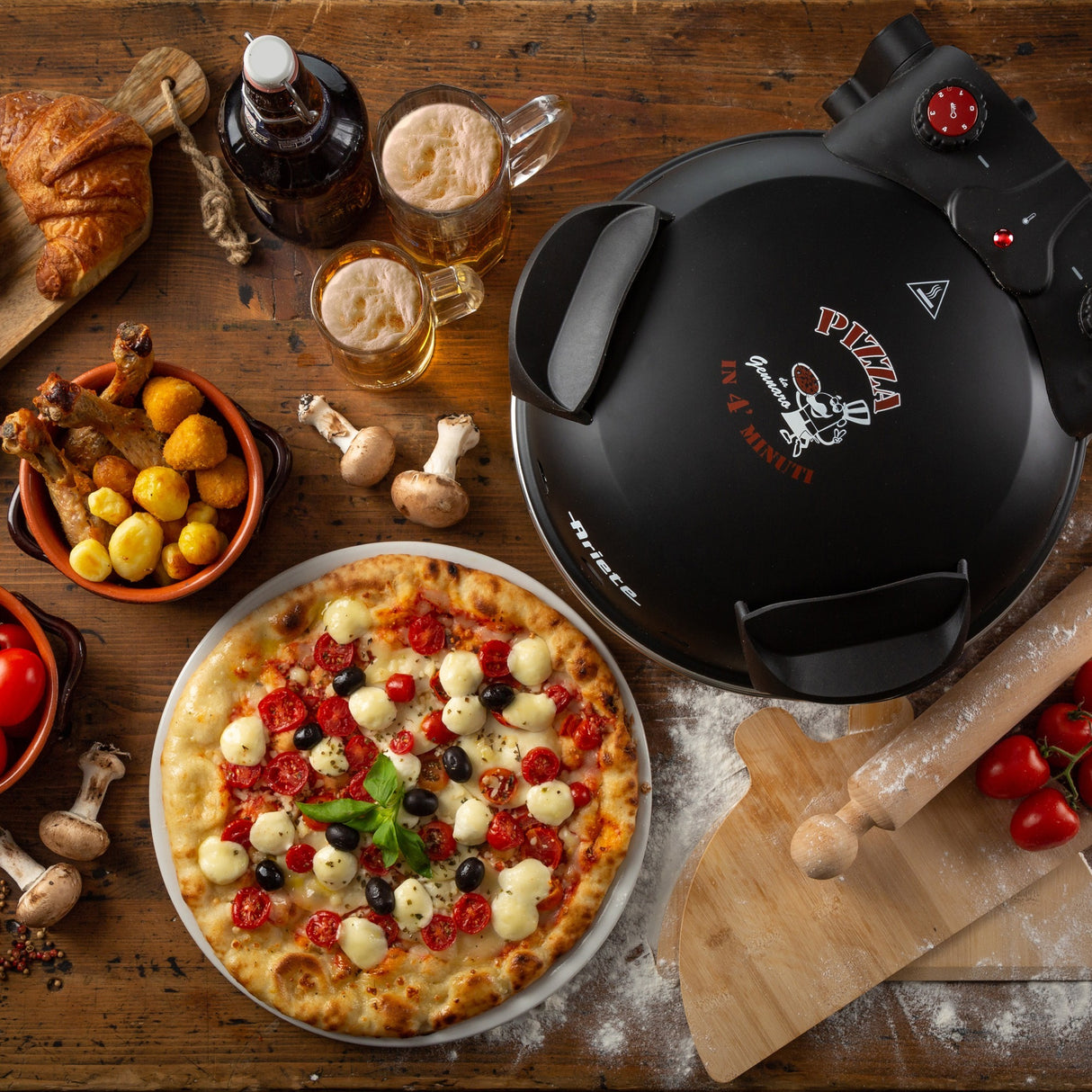 Ariete pizzaovn 0917 00 (sort)