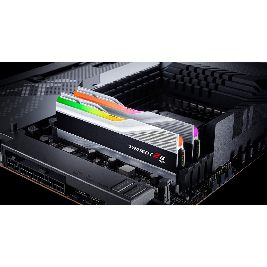 G.skill trident z5 rgb 32 gb ddr5-6400 (2x 16 gb) RAM (sølv, f5-6400j3239g16gx2-tz5rs, xmp 3.0)