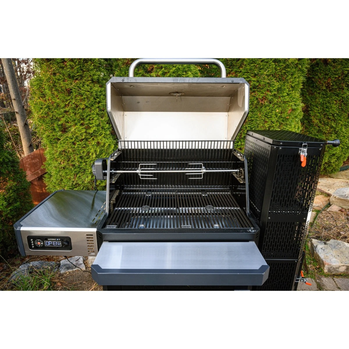 Masterbuilt gravity serie rotisserie kit (rustfrit stål sort)