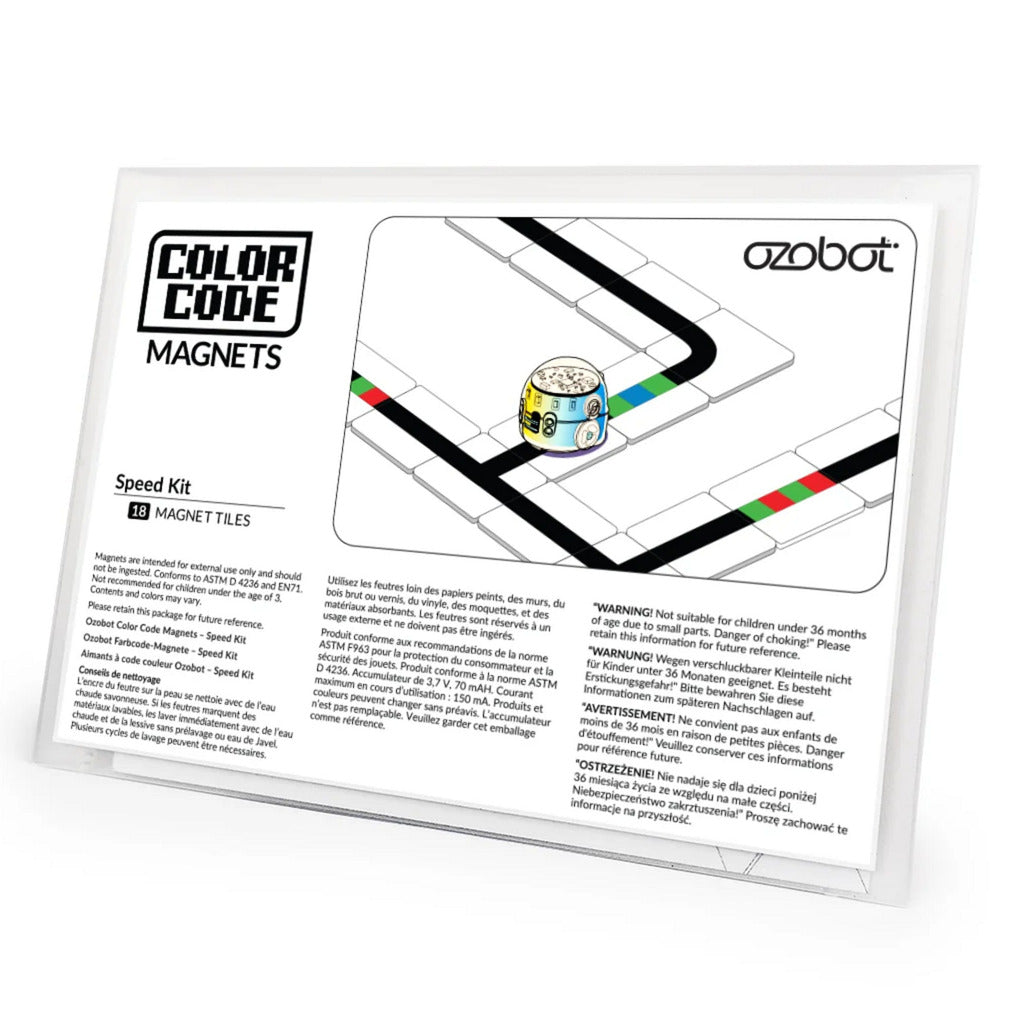 Ozobot farvekode magneter speed sæt robot