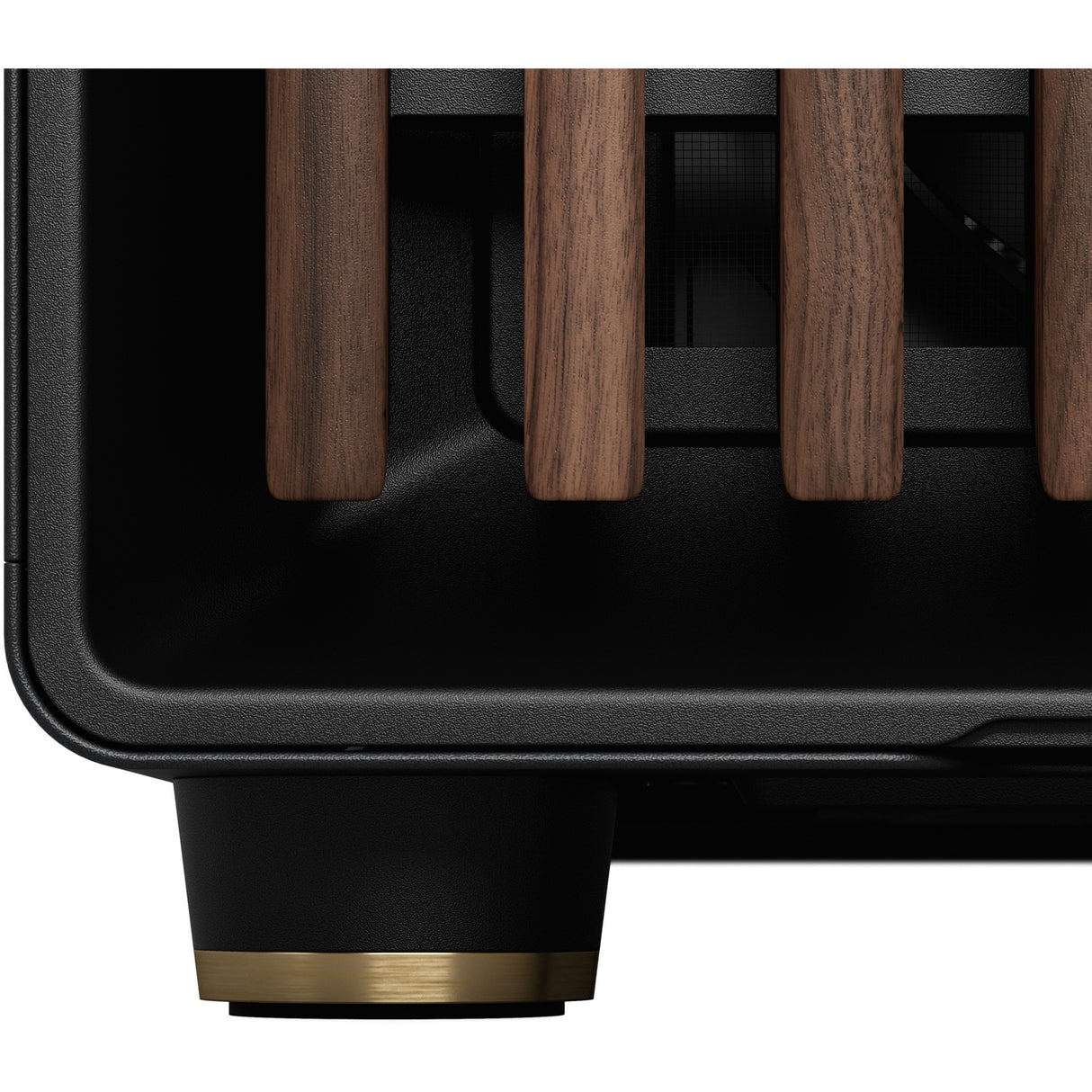 Fractal design nord xl midi tårnhus (sort træfarve | 2x USB-A | 1x USB-C)