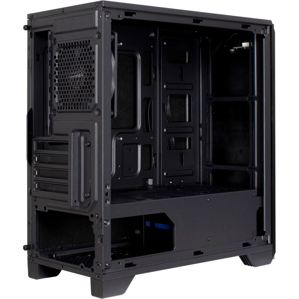 Inter-tech h-606 mini tårnhus (sort | 2x USB-A)