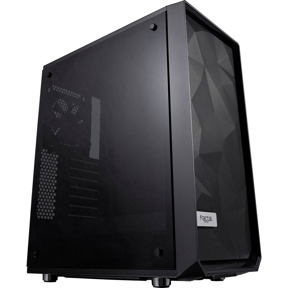 Fractal design meshify c midi tårnhus (sort | 2x USB-A | hærdet glas)