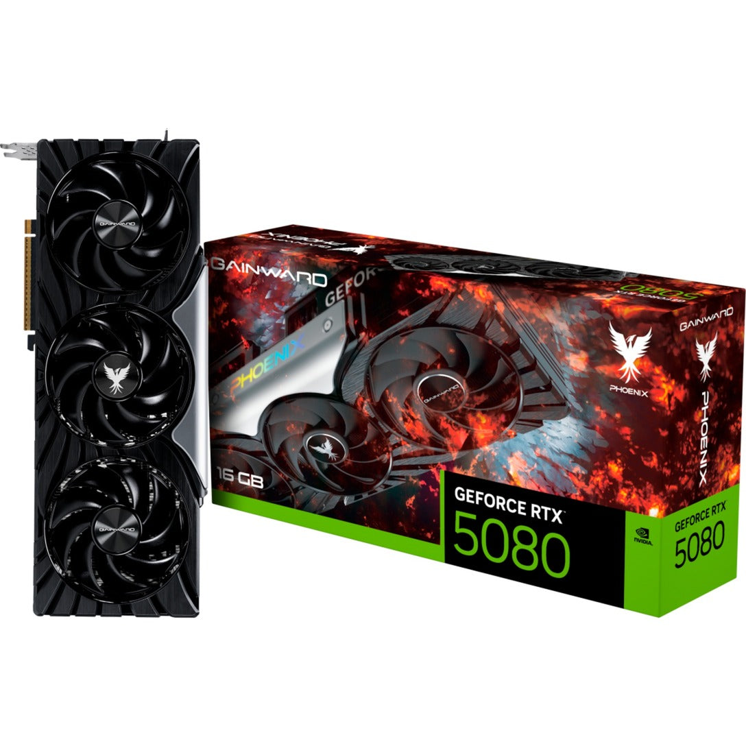 Gainward GeForce RTX 5080 Phoenix grafikkort (DLSS 4, 3x Display Port, 1x HDMI 2.1)