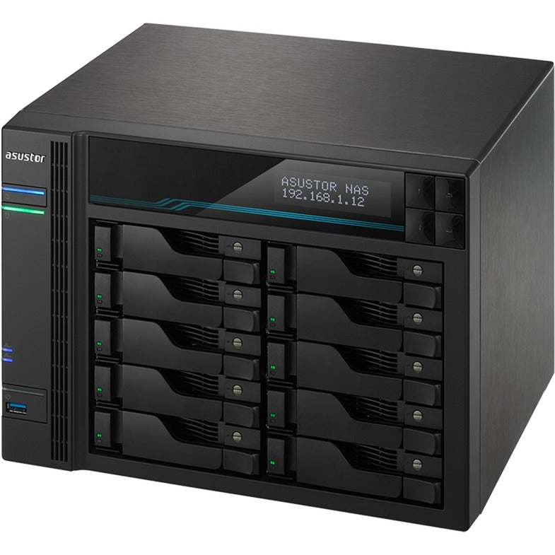Asustor lockerstor 10 as6510t nas (sort)