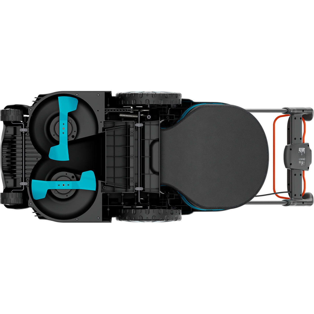 Gardena plæneklipper powermax duo 46 36v (sort grå, 2x batteri og oplader inkluderet)