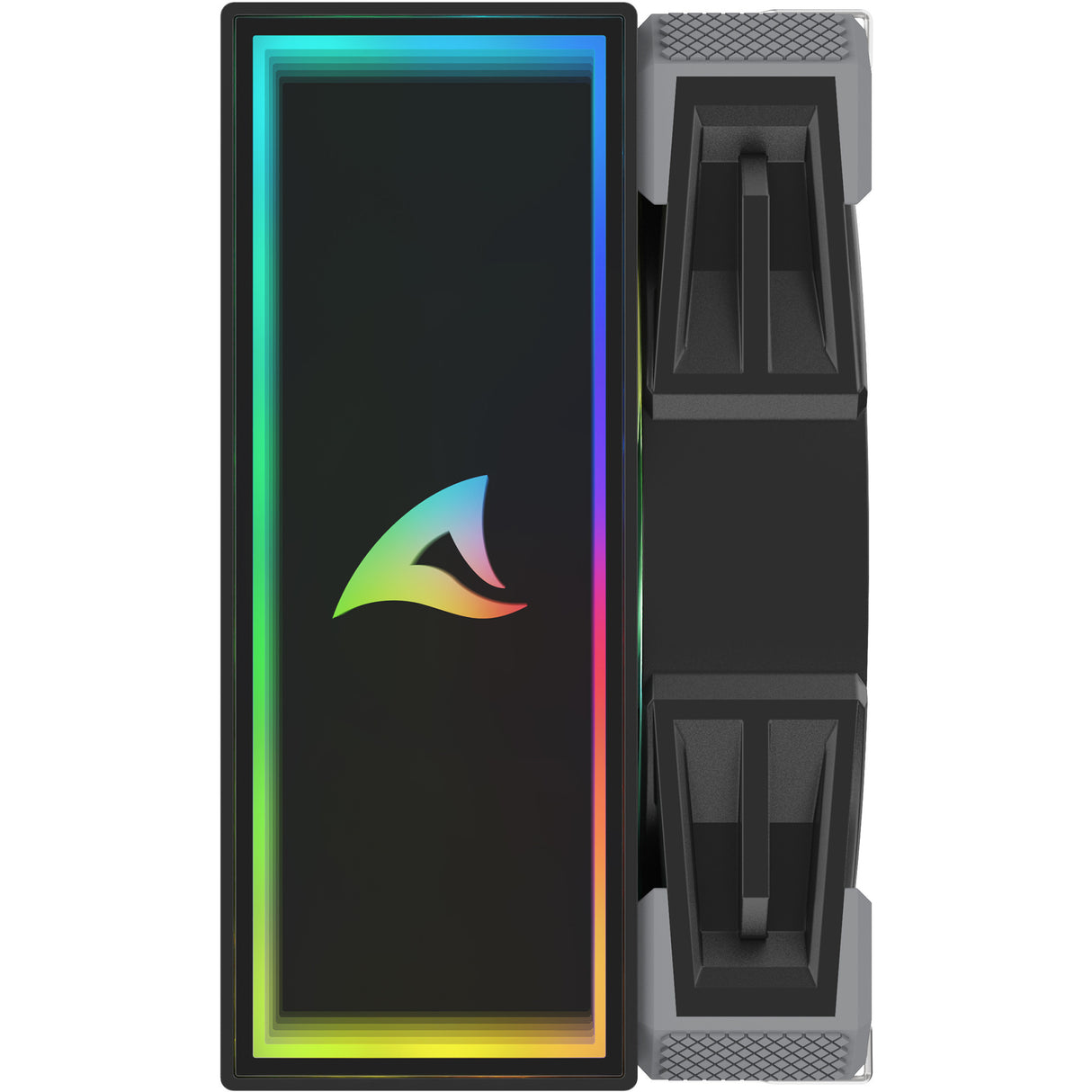 Sharkoon a50 rgb cpu køler (sort, 4-benet pwm blæserstik)