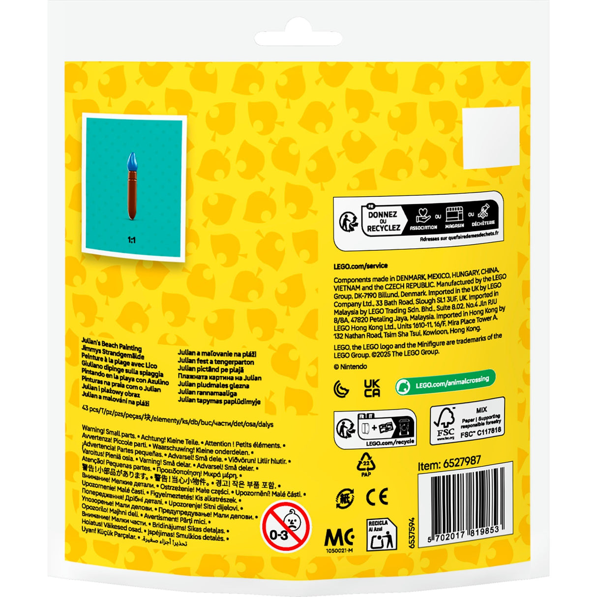 Lego animal crossing 30703 - jimmys strandmaleri