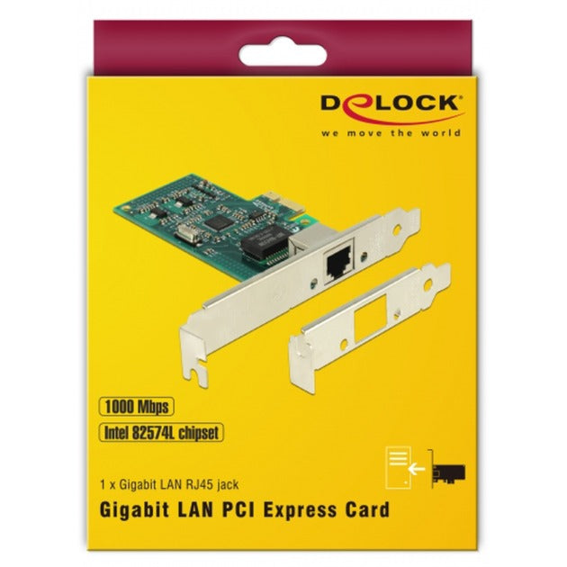 Delock PCI Express Card > 1 x Gigabit LAN netværksadapter