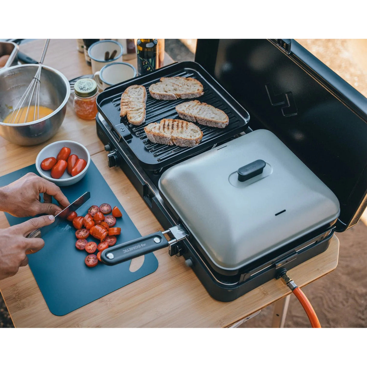 Cadac 2 cook grillplade kogeplade (sort)