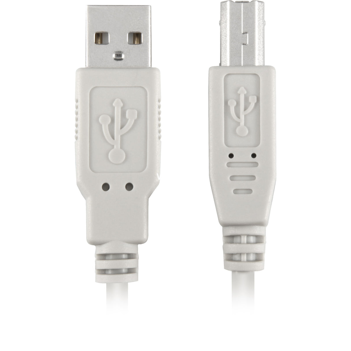 Sharkoon USB-A 2.0 > USB-B-kabel (grå, 0,5 meter)