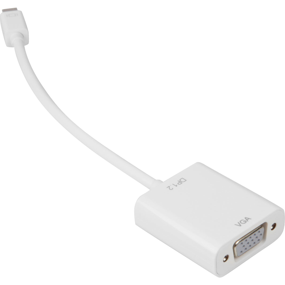 Sharkoon adapter mini display port --> vga, 15 cm (hvid)