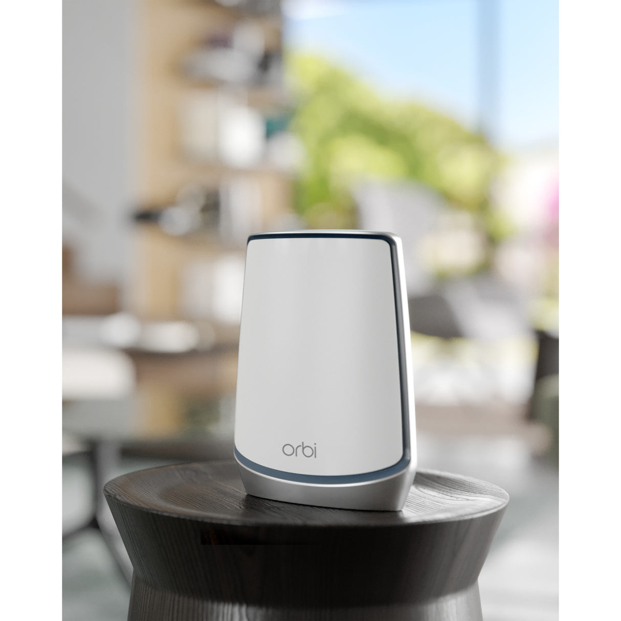 Netgear orbi wifi 6 system (rbk852) ax6000 mesh router (hvid sølv, 1x router (rbr850), 1x satellit (rbs850), dækning op til 350 m²)