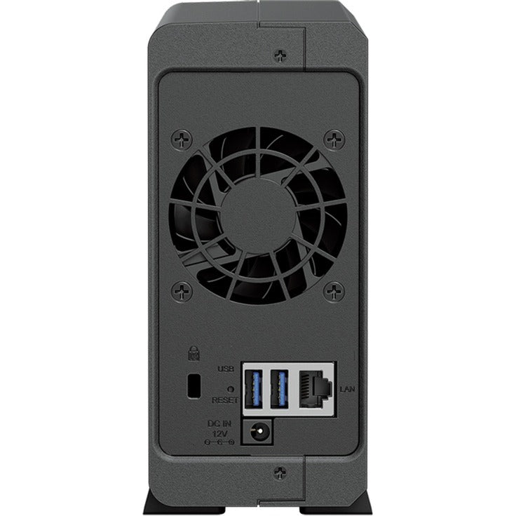 Synology diskstation ds124 nas (sort, USB-A 3.2 (5 GBit s))