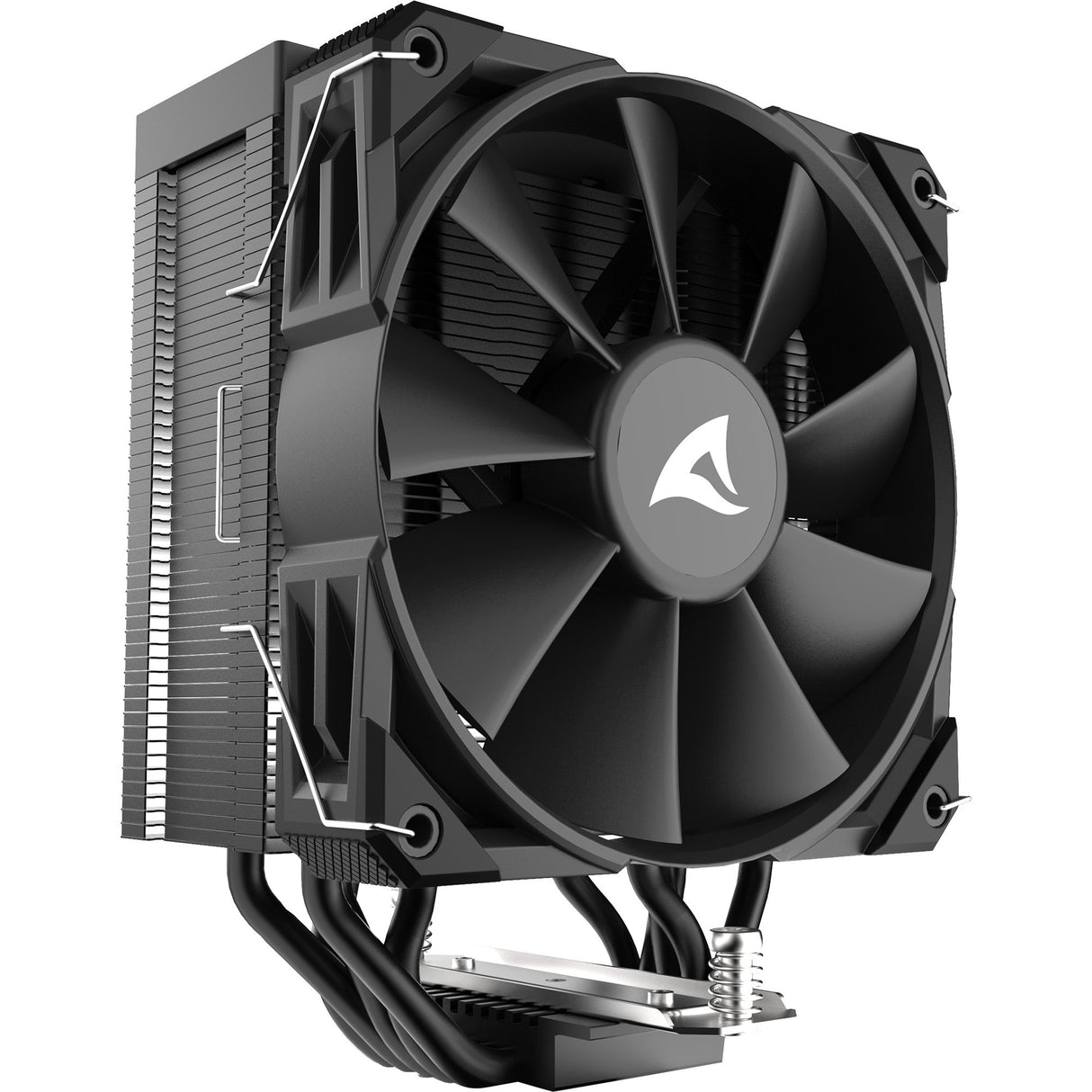 Sharkoon a50 CPU køler (sort, 4-benet PWM blæserstik)