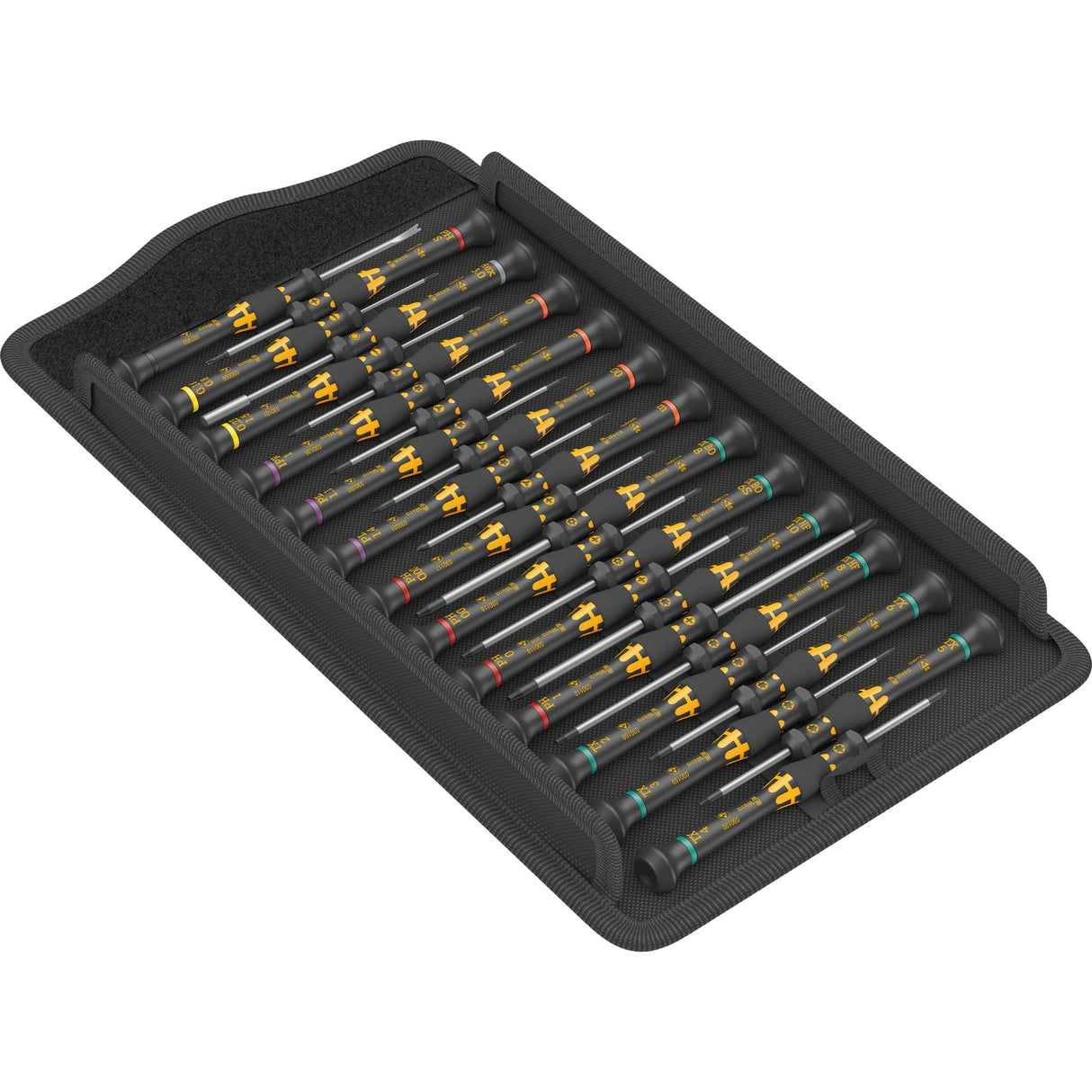 Wera kraftform | mikro esd | stor pakke 1 | skruetrækker sæt | elektriker | 25 styk - 05134019001