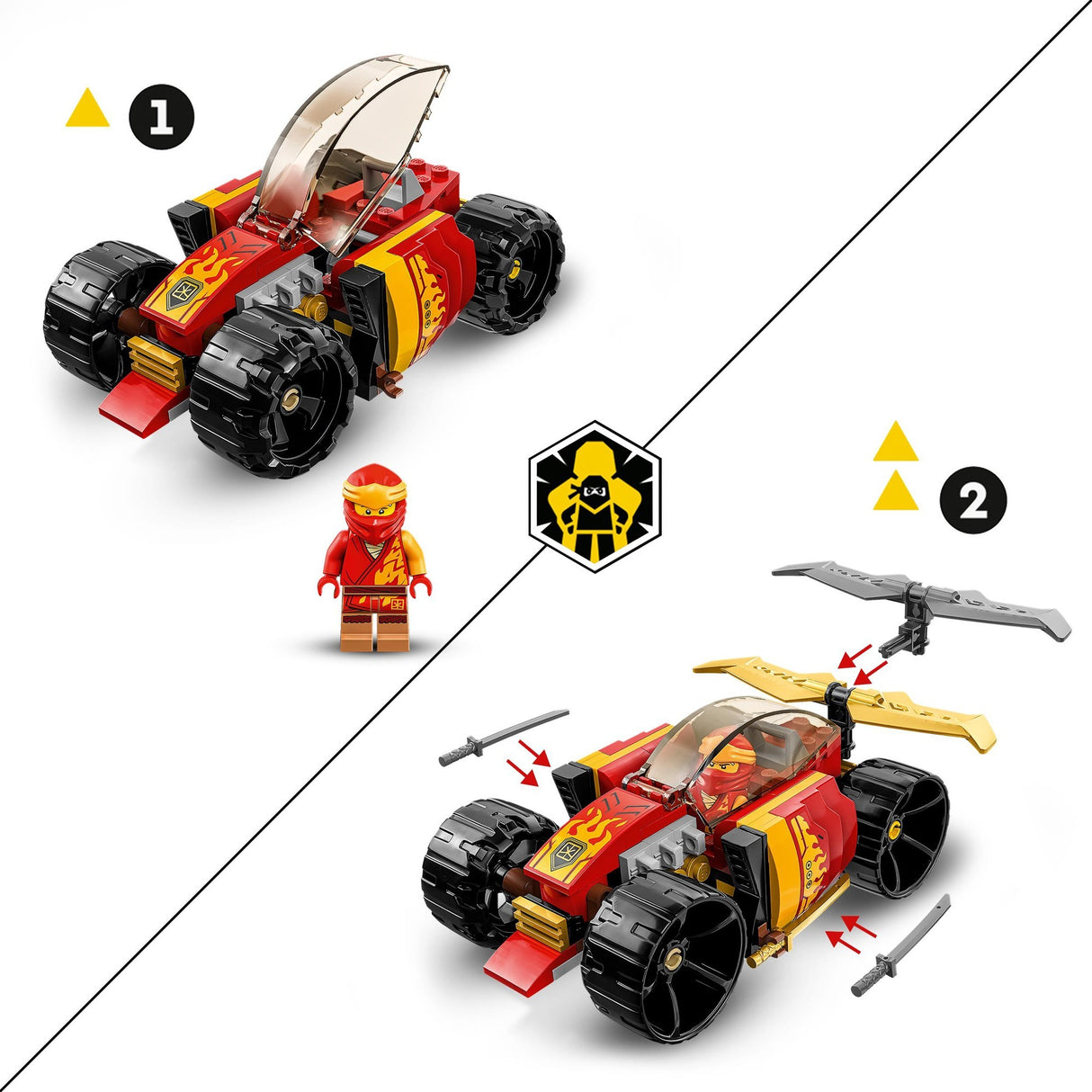 Lego Ninjago 71780 Kais Ninja Racing Car Evo