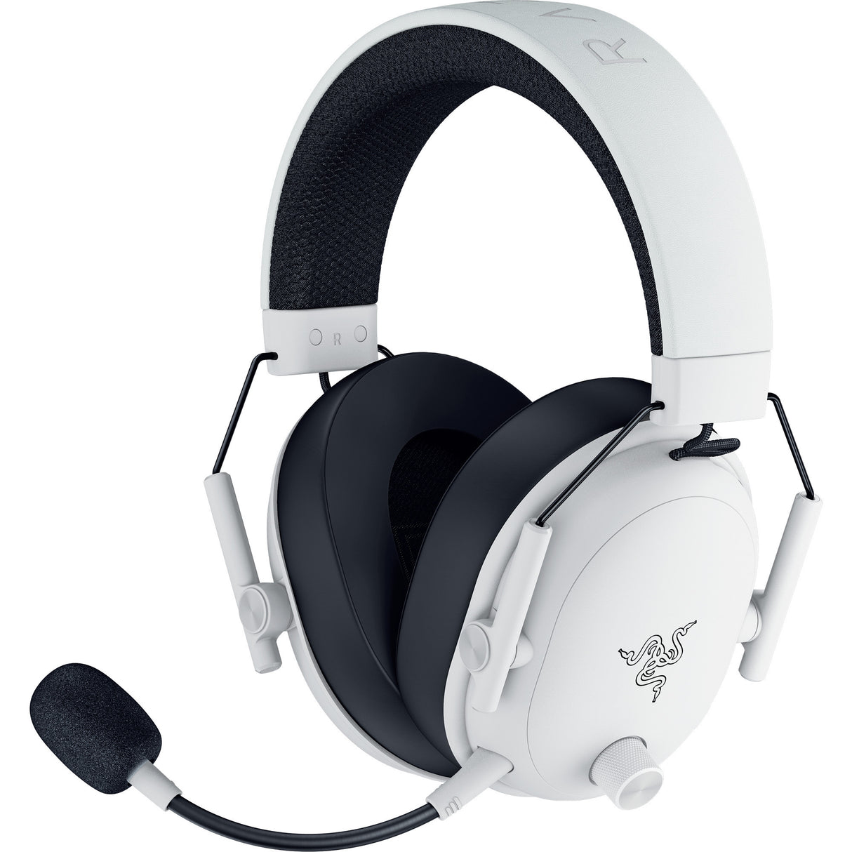 Razer blackshark v3 over-ear gaming headset (hvid sort, pc, Playstation 4 og 5, Bluetooth)
