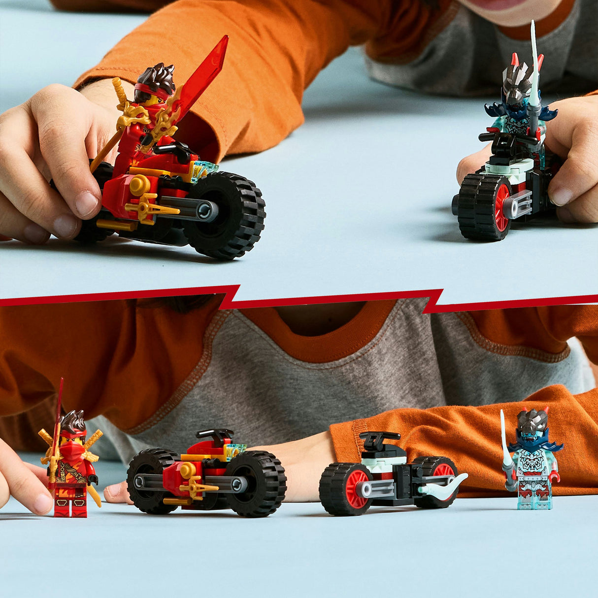 Lego ninjago 71838 kai's motorcykelløb