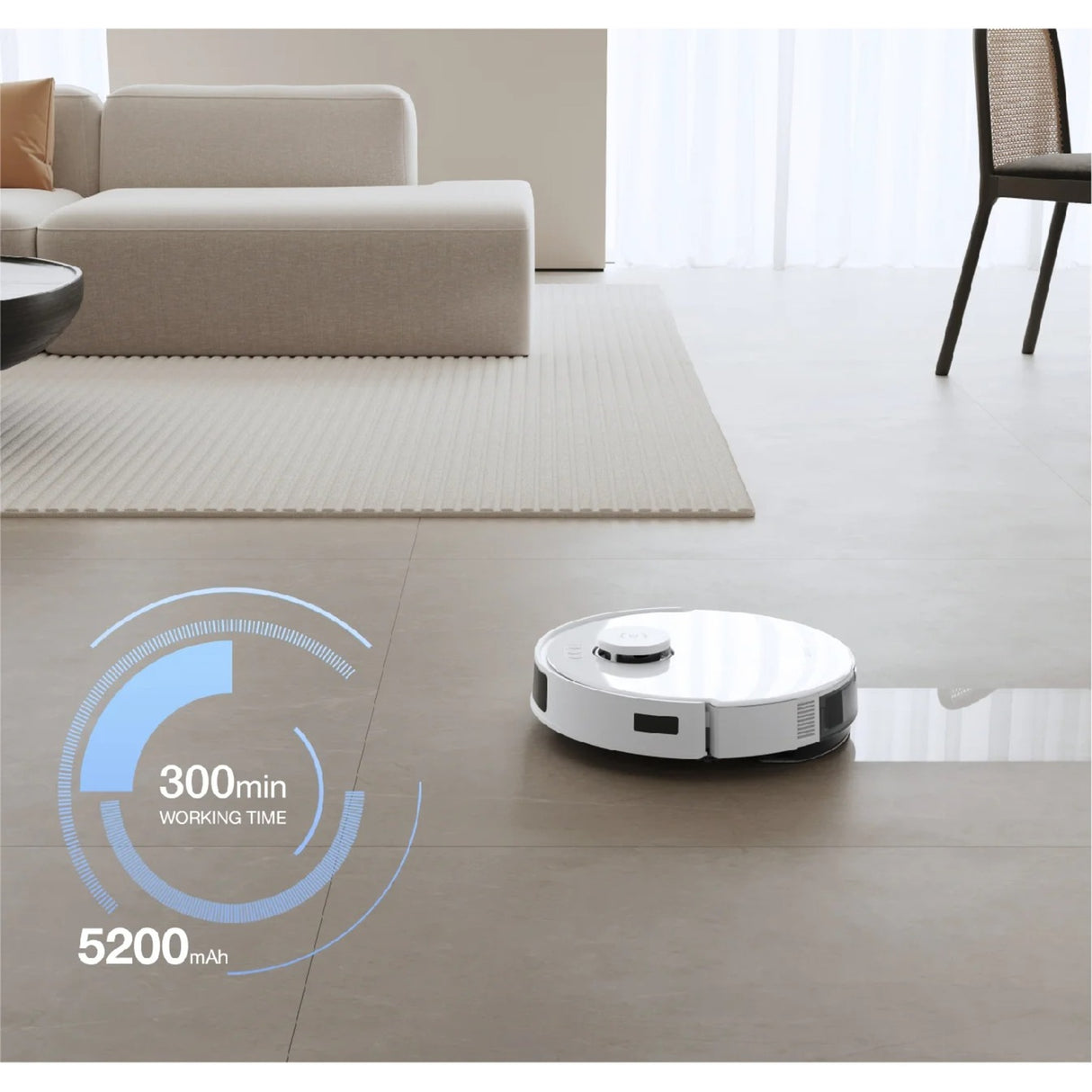 Ecovacs deebot n20 pro plus robotstøvsuger (hvid)