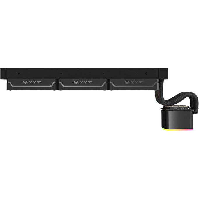 Xyz pc gear aquapulse aio 360 vandkøling (sort, argb, pwm)