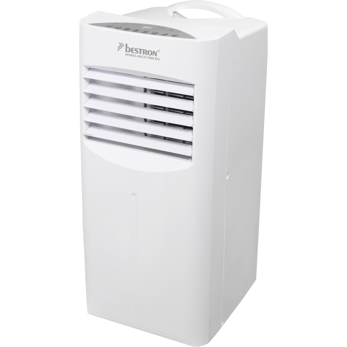 Bestron aac9000 mobilt klimaanlæg (hvidt, kølekapacitet 2,6 kW | med CFC-frit kølemiddel | 9000 btu h)