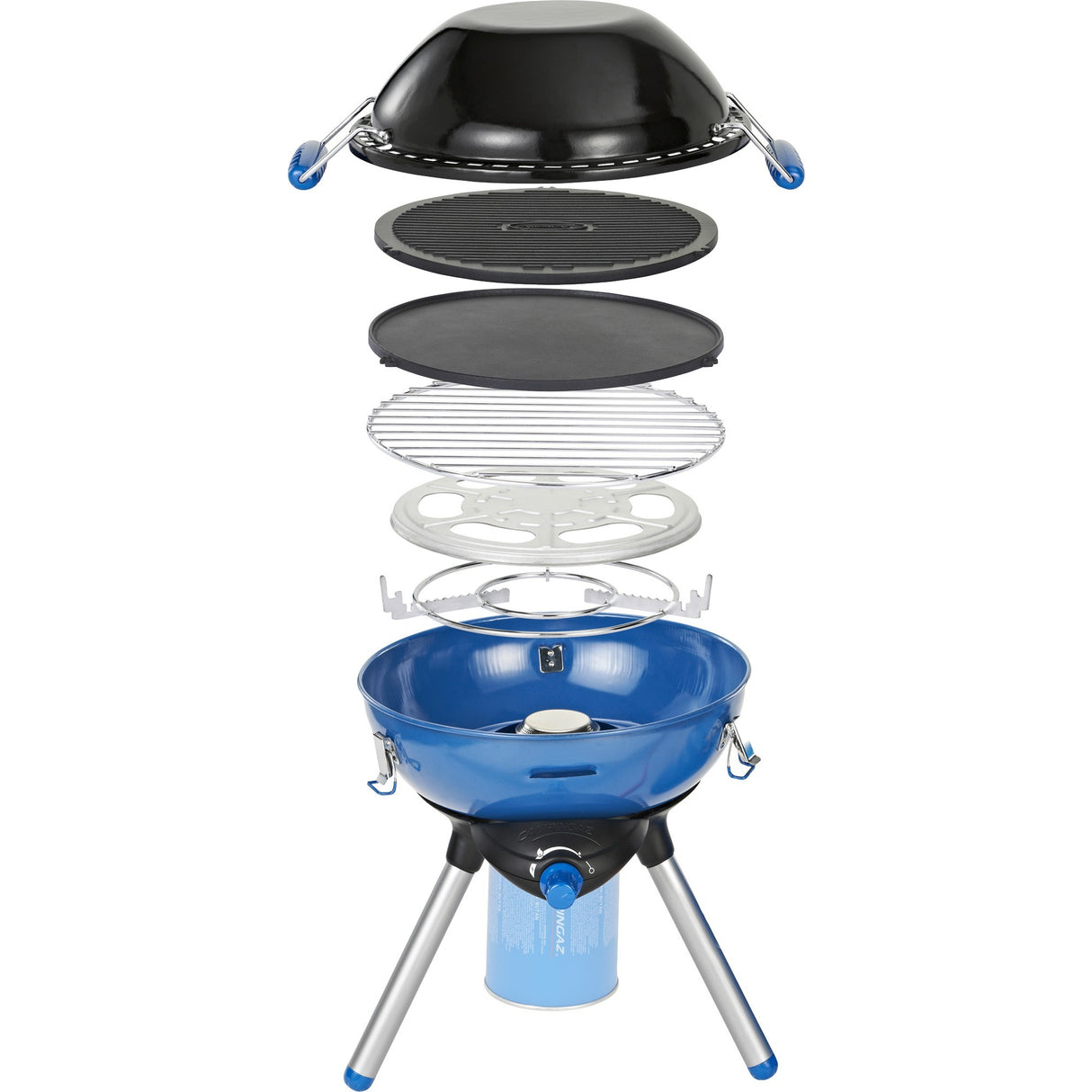 Campingaz festgrill 400 cv gasgrill (sort blå, ø 35 cm)