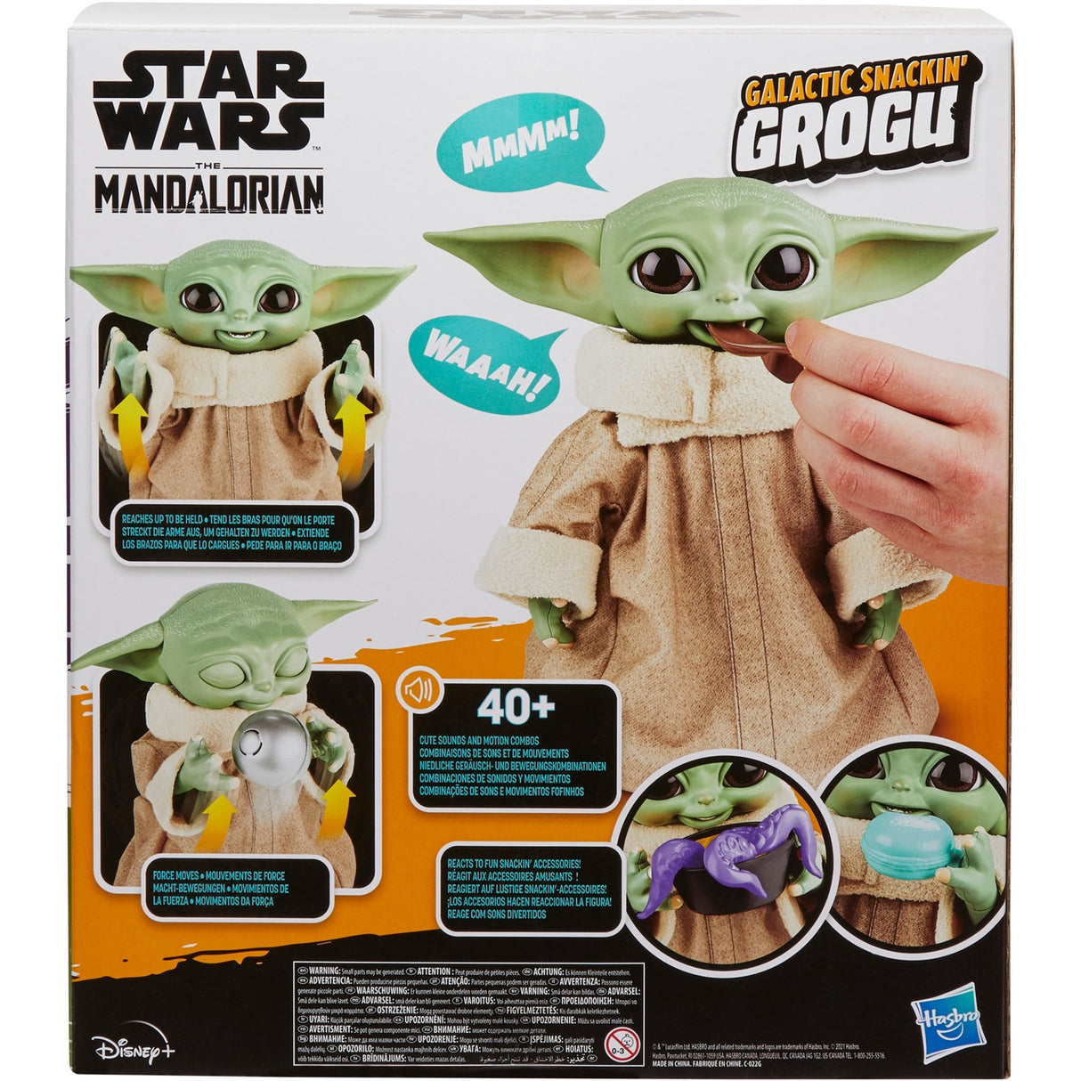 Hasbro star wars - galaktisk snackin' grogu-legende figur