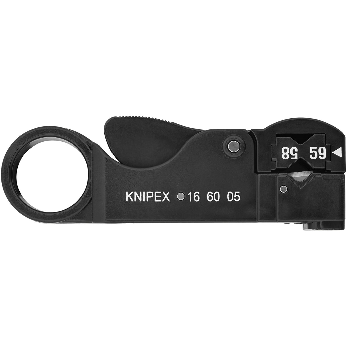 Knipex coax afisoleringstang 16 60 05 sb kabelafisolering afmonteringsværktøj