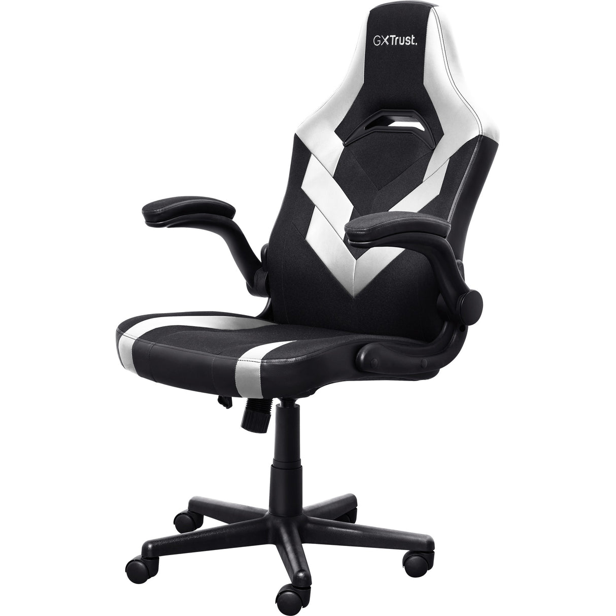 Trust GXT 703W Riye gaming stol (sort og hvid)