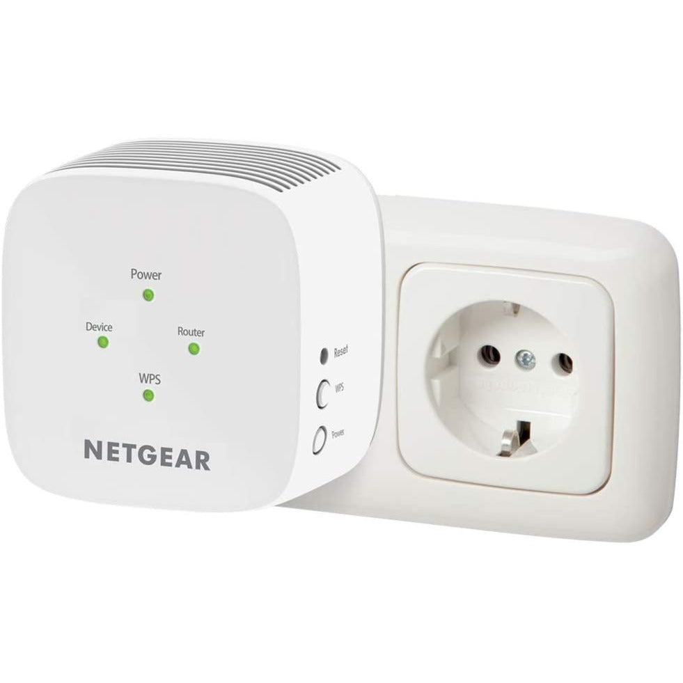 Netgear ex3110 – ac750 wifi range extender adgangspunkt (hvid)