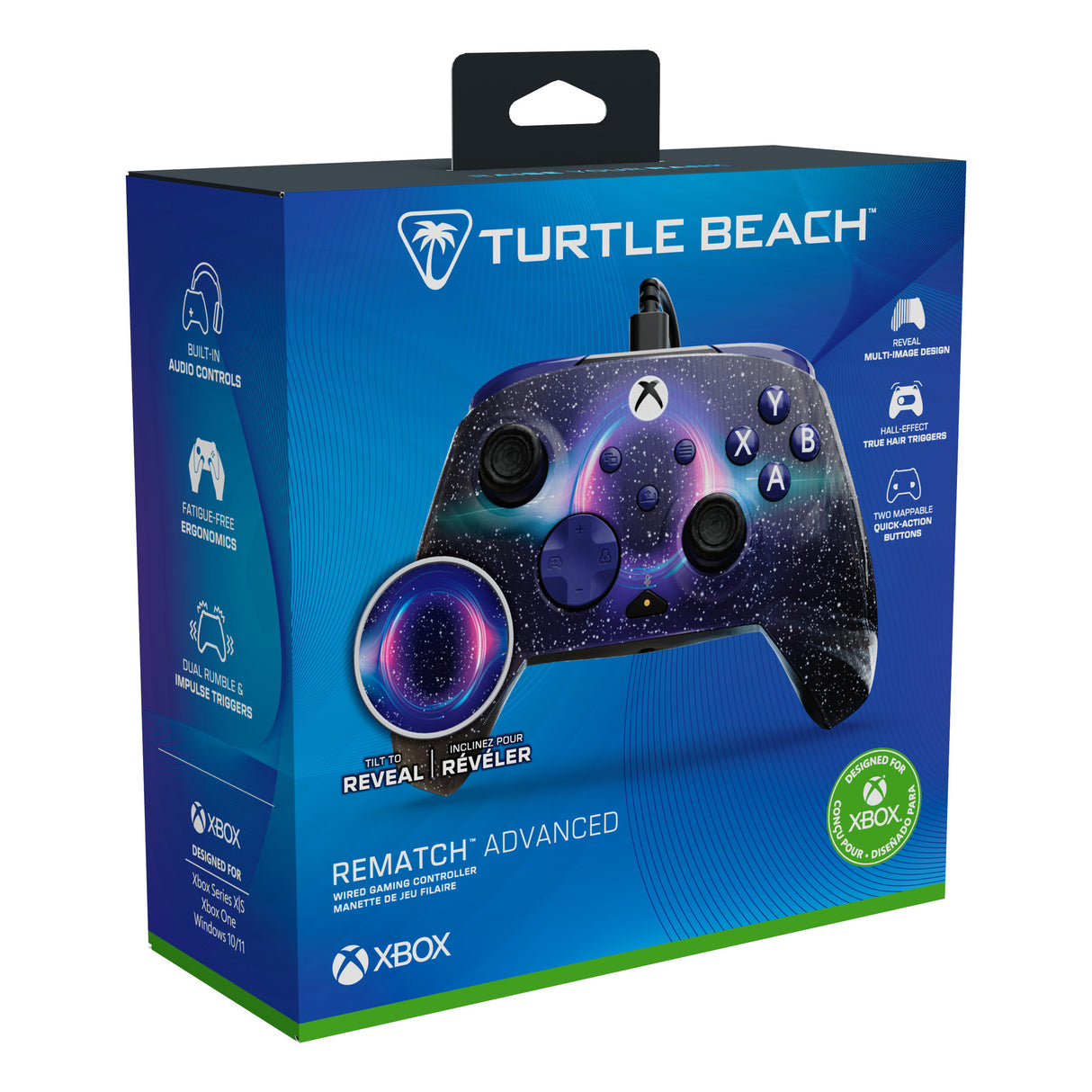 Turtle Beach Rematch Advanced Wired Controller (Dark Cosmos, Xbox Series X|S, Xbox One, PC)