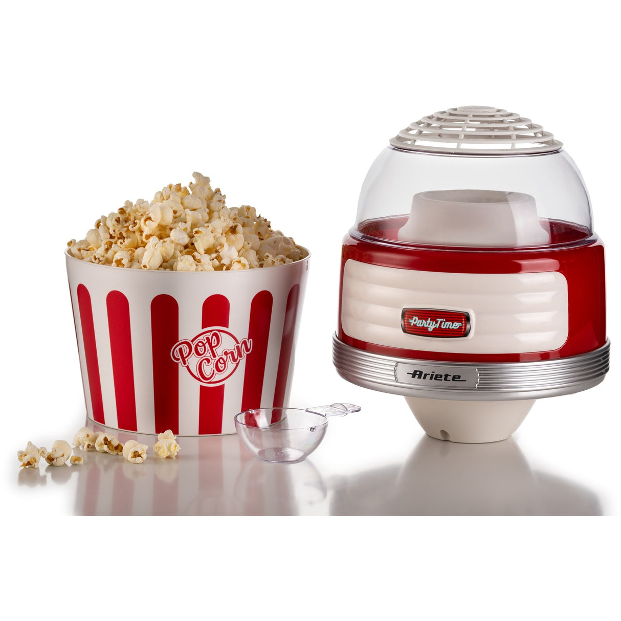 Ariete Party Time Pop Corn XL Machine 2957 00 popcornmaskine (rød hvid)