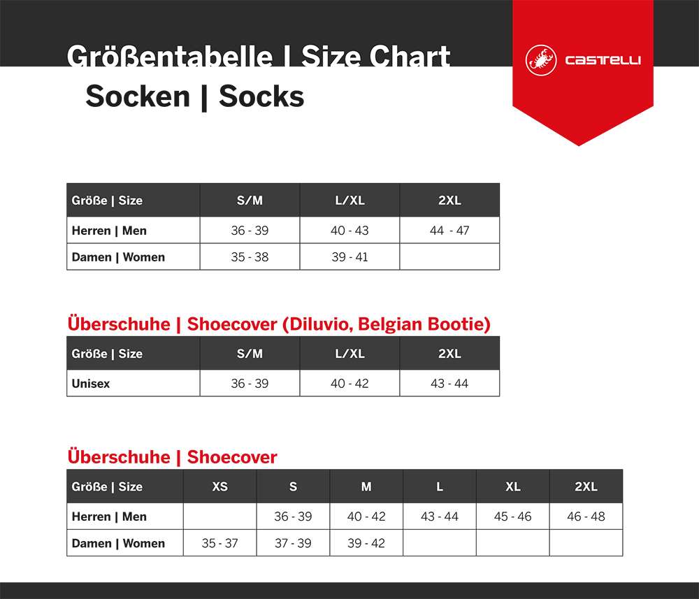 Castelli venti blød merino - sokker