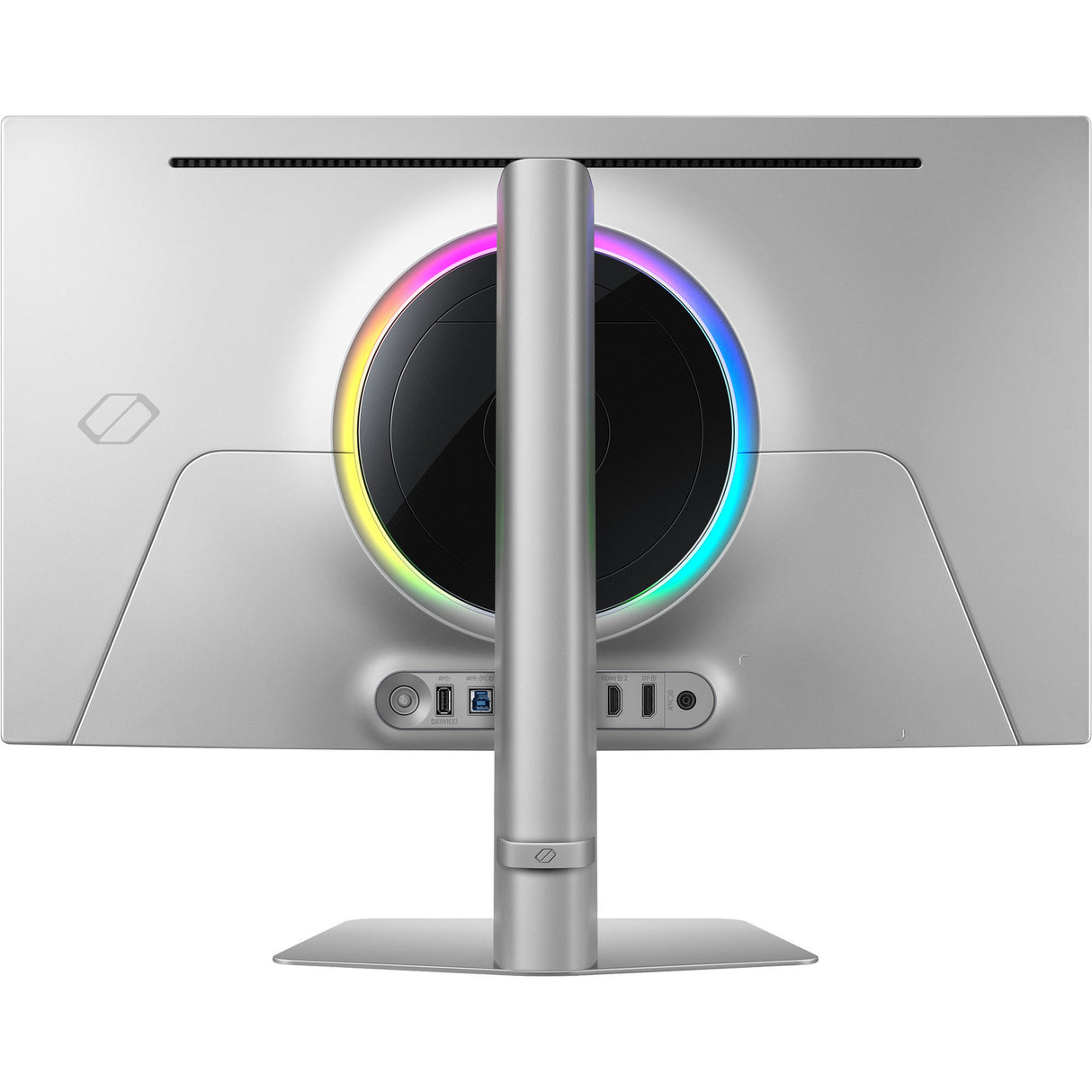 Samsung Odyssey OLED G8 G81SF 27 4K UHD-gamingskærm (sølv, 2x HDMI, DisplayPort, 2x USB-A, USB-B)