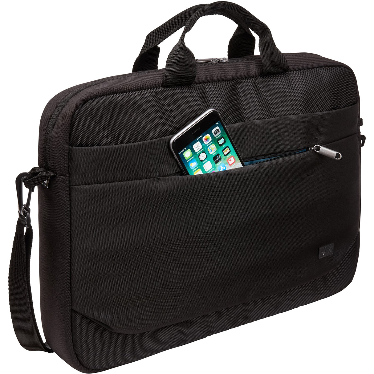 Case logic advantage 15.6 attaché bærbar taske (sort, adva-116-sort)