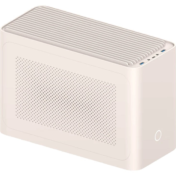 Iqunix zx-1 luftkøling htpc-hus (creme | 2x usb-a | 1x usb-c)