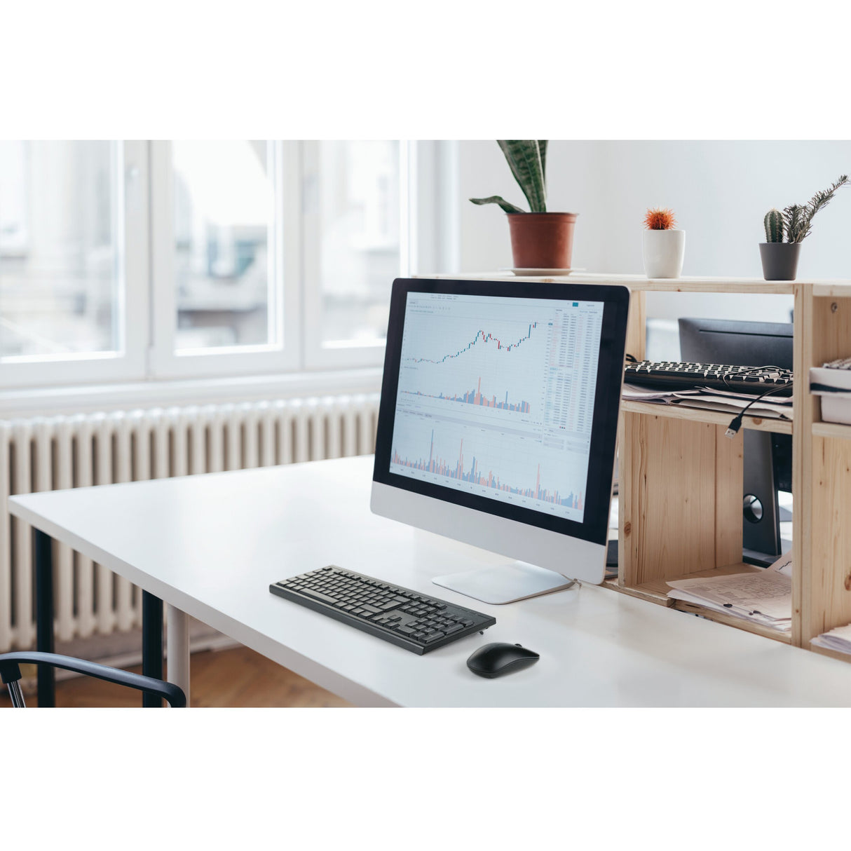 Kensington km150 eq trådløst desktop sæt desktop sæt (sort, us layout (qwerty), membran, 100%, 1200 dpi)