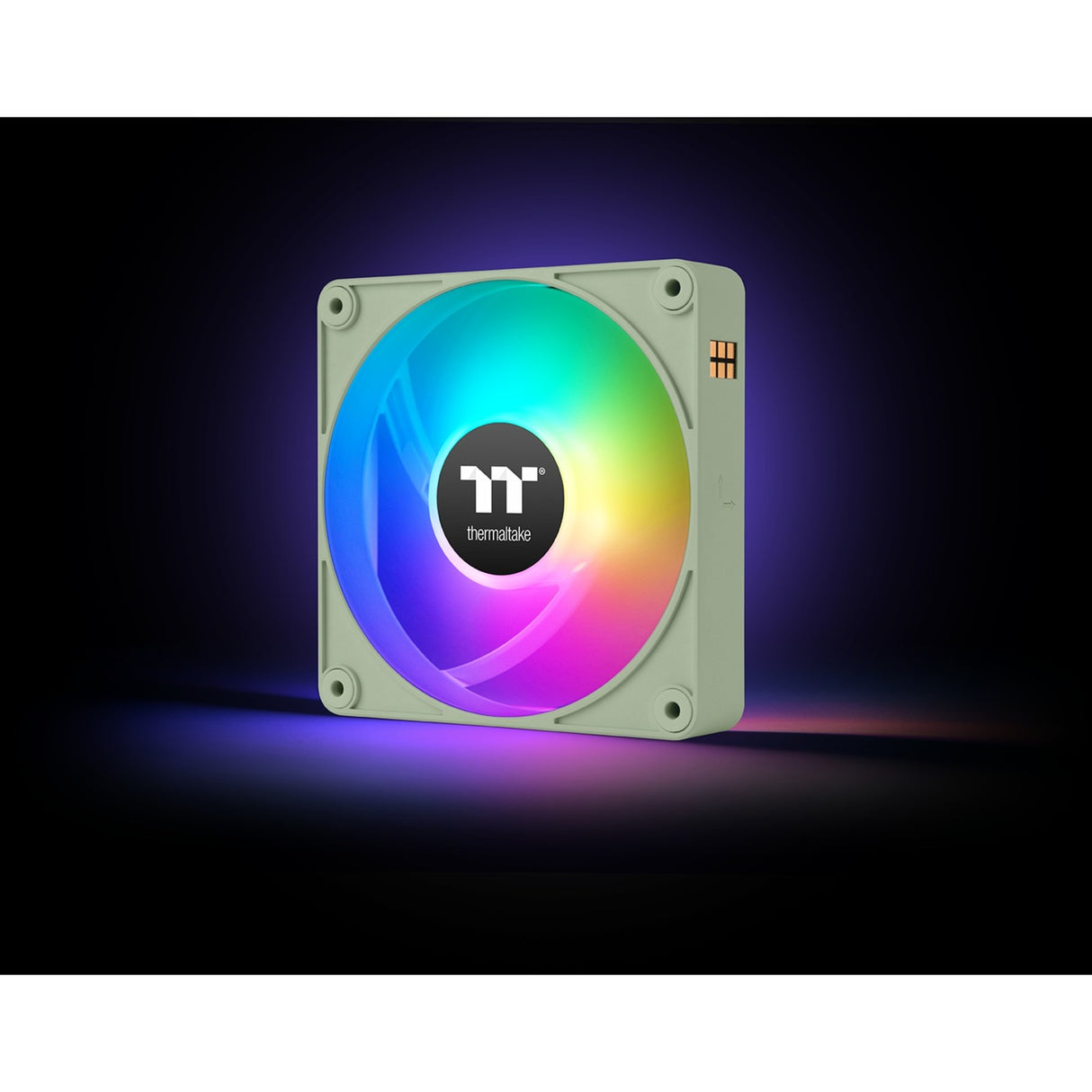 Thermaltake ct120 ex argb sync pc køleblæser matcha grøn (3-fan pack) case fans (lysegrøn, 3 stk, 120 x 120 x 25 mm, pwm)