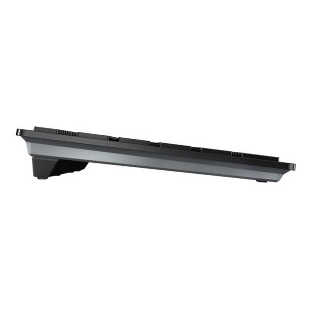 Cherry KW 9100 smart tastatur (sort, EU-layout (QWERTY), saksekontakter, 100 %, ABS, USB-C, 2,4 GHz, Bluetooth)