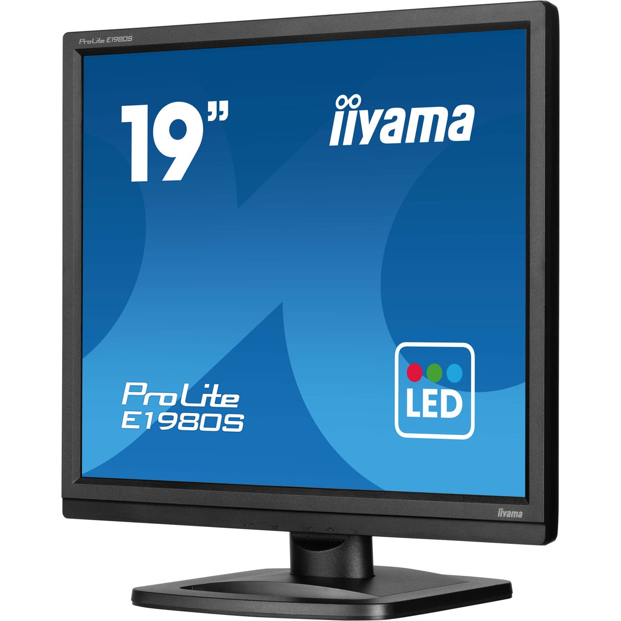 Iiyama prolite e1980s-b1 19 skærm (sort, hdmi, skærmport)