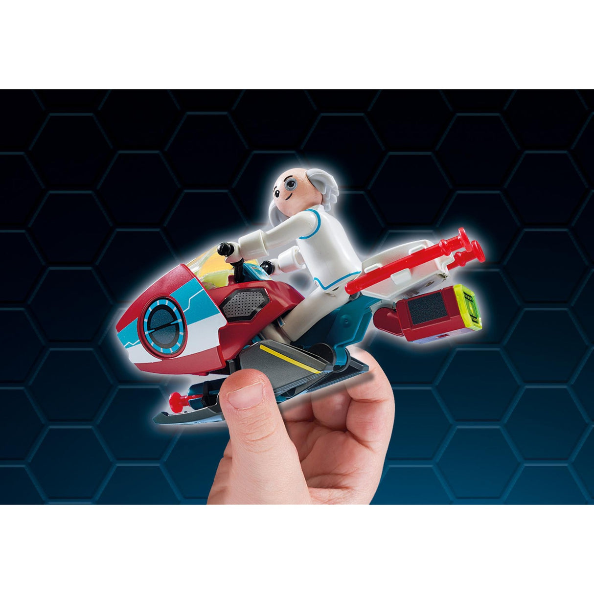 Playmobil super 4 - skyjet med dr. x robot byggelegetøj (9003)