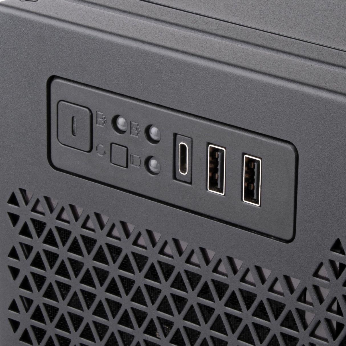 Silverstone RM52 server housing (black | 2x USB-A | 1x USB-C)